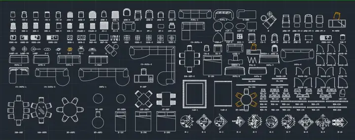 Tổng Hợp Bộ Thư Viện Nội Thất Trong Autocad