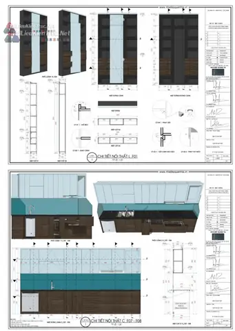 Chia Sẻ File Mẫu Bổ Chi Tiết Đồ Nội Thất Triển Khai Hoàn Toàn Bằng Sketchup