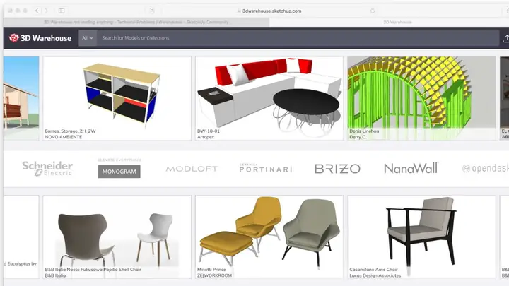 Thư Viện 3d Warehouse Phong Phú