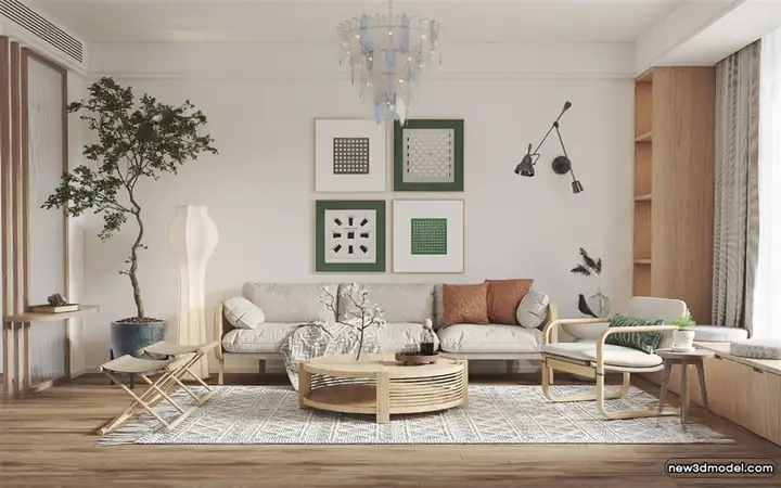 File Sketchup Nội Thất Scandinavian File Sketchup Nội Thất Scandinavian