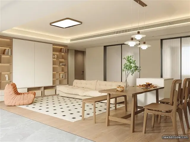 File Sketchup Nội Thất Scandinavian File Sketchup Nội Thất Scandinavian