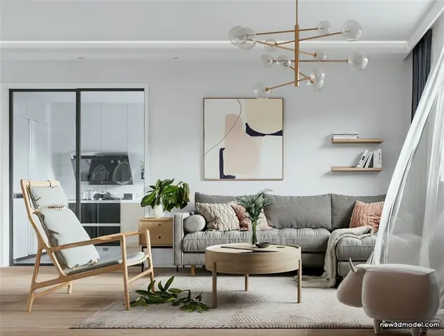 File Sketchup Nội Thất Scandinavian File Sketchup Nội Thất Scandinavian
