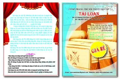 Tờ Rơi Quảng Cáo Nội Thất Tải Thiết Kế Free File Gốc