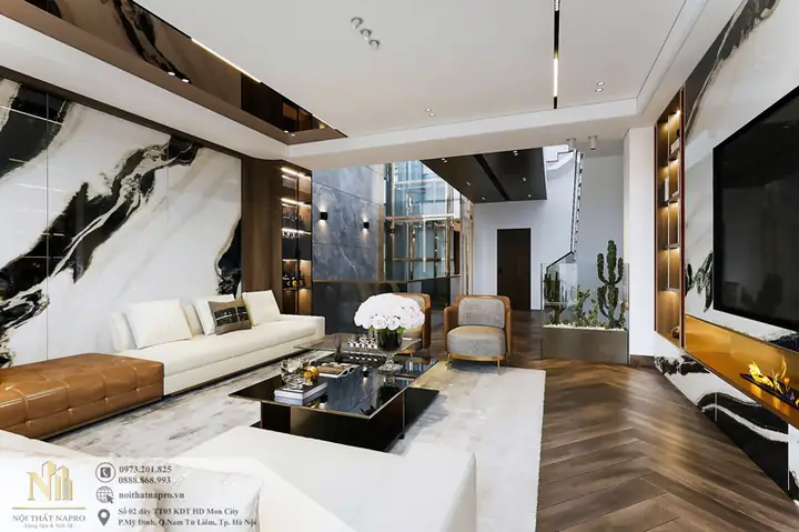 Ý Tưởng Thiết Kế Nội Thất Phòng Khách Ấn Tượng, Sang Trọng Của Nhà Chị Hiền Ý Tưởng Thiết Kế Nội Thất Phòng Khách Ấn Tượng, Sang Trọng Của Nhà Chị Hiền
