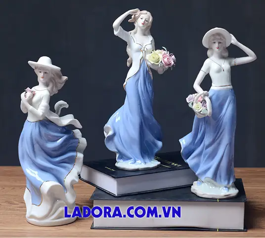 Trang Trí Nội Thất Trong Nhà – Tượng Những Thiếu Nữ Gốm Sứ Xinh Đẹp Trang Trí Nội Thất Trong Nhà – Tượng Những Thiếu Nữ Gốm Sứ Xinh Đẹp