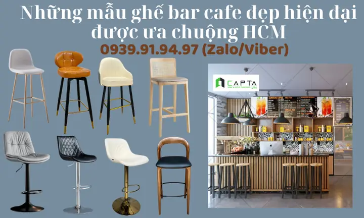 Ghế Nội Thất Cafe Bar: Hướng Dẫn Chọn Lựa Tối Ưu Cho Không Gian