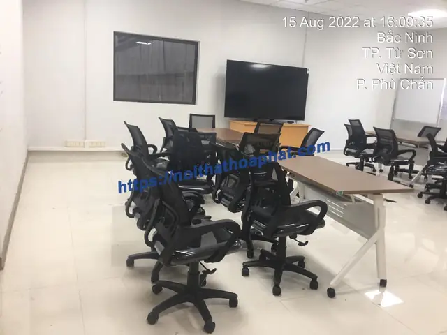 Hình Ảnh Thực Tế Ghế Xoay Lưới Hòa Phát Gl113