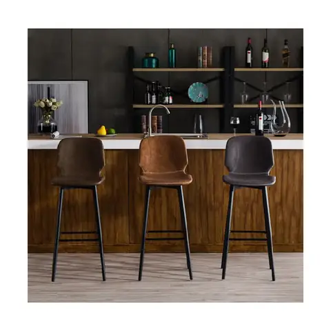 Ghế Làm Việc Tại Nhà Lưng Gỗ Plywood Đệm Da: Sg - C011 Ghế Làm Việc Tại Nhà Lưng Gỗ Plywood Đệm Da: Sg - C011
