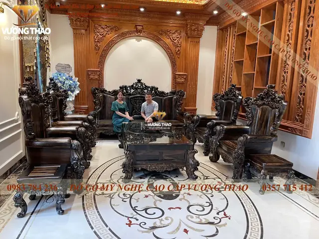 Bàn Giao Combo Nội Thất Gỗ Mun Hoa Cao Cấp Về Hải Dương (1295) Bàn Giao Combo Nội Thất Gỗ Mun Hoa Cao Cấp Về Hải Dương (1295)