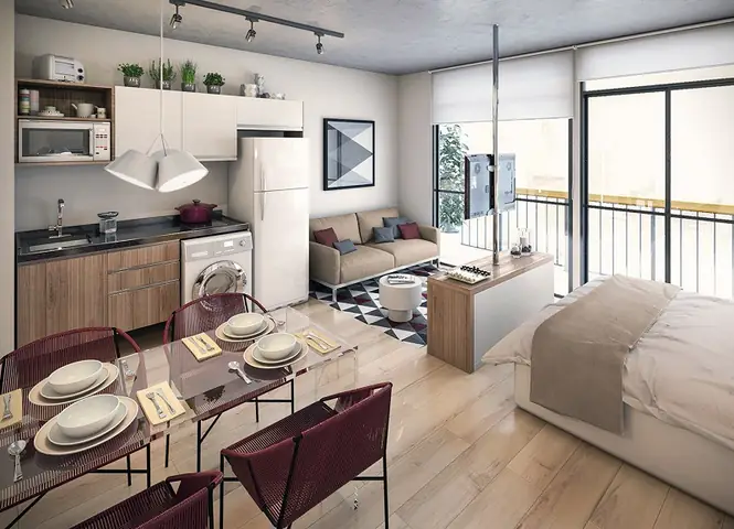 Đặc Trưng Của Thiết Kế Căn Hộ Studio Hiện Đại Đặc Trưng Của Thiết Kế Căn Hộ Studio Hiện Đại