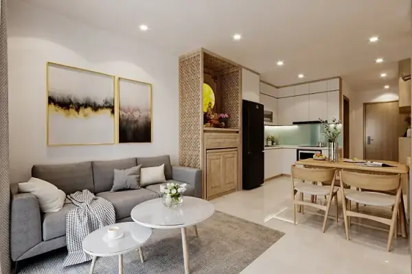 Thiết Kế Phòng Khách Trong Chung Cư 50m2
