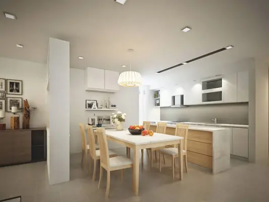 Thiết Kế Phòng Bếp Cho Chung Cư 50m2