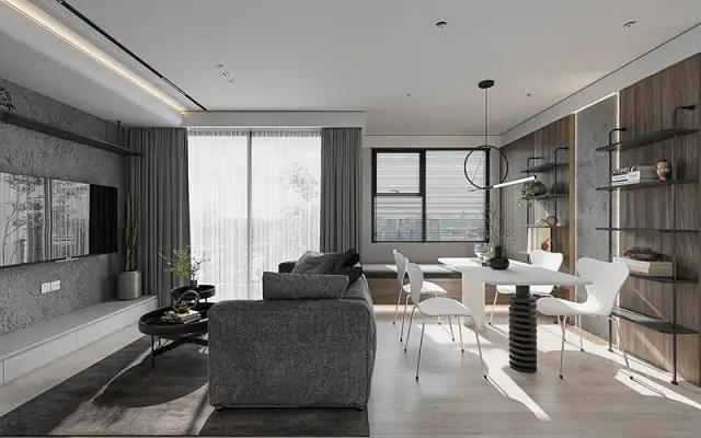 Thiết Kế Chung Cư 50m2 Không Gian Mở
