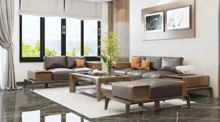 Thiết Kế Phòng Khách Trong Chung Cư 50m2