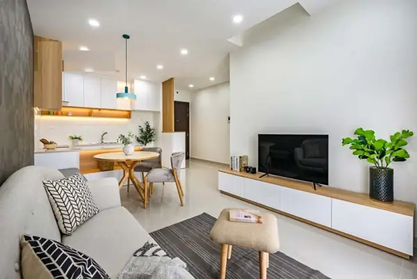 Thiết Kế Phòng Khách Trong Chung Cư 50m2