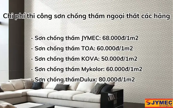 Chi Phí Thi Công Sơn Chống Thấm Ngoại Thất Chi Phí Thi Công Sơn Chống Thấm Ngoại Thất