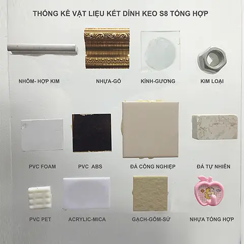 Keo S8 Tổng Hợp Đa Năng Nội Thất - S8 Adhesive Keo S8 Tổng Hợp Đa Năng Nội Thất - S8 Adhesive