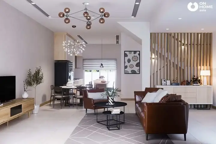 Báo Giá Thiết Kế Nội Thất Nhà Phố 1 Trệt 1 Lầu Đẹp.