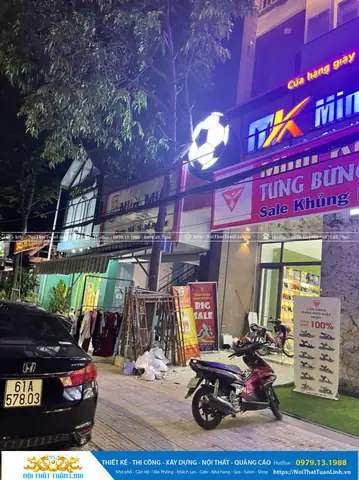Dự Án Thiết Kế Thi Công Showroom Shop Minh Khang Sport Tại Phú Giáo Bình Dương - 2022 Dự Án Thiết Kế Thi Công Showroom Shop Minh Khang Sport Tại Phú Giáo Bình Dương - 2022