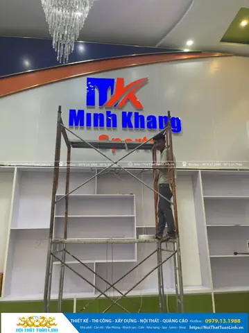 Dự Án Thiết Kế Thi Công Showroom Shop Minh Khang Sport Tại Phú Giáo Bình Dương - 2022 Dự Án Thiết Kế Thi Công Showroom Shop Minh Khang Sport Tại Phú Giáo Bình Dương - 2022