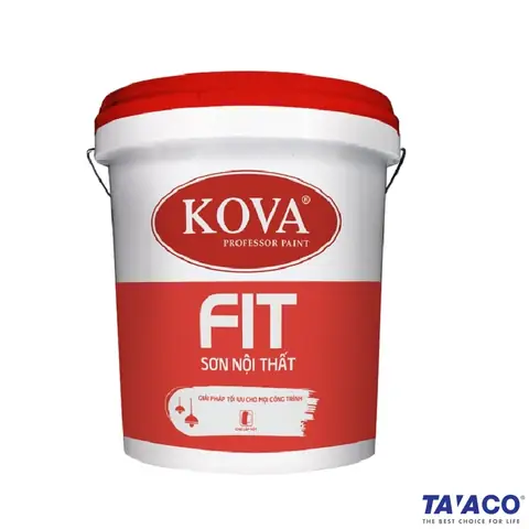 Sơn Kova Fix Nội Thất Kinh Tế Giá Rẻ Độ Che Lấp Tốt, Màng Sơn Mịn