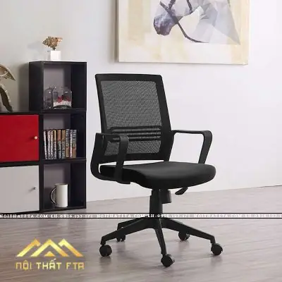 Ghế Lưng Vuông Chân Xoay B017