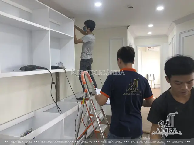Akisa Giám Sát Thi Công Nội Thất Chung Cư Tân Cổ Điển