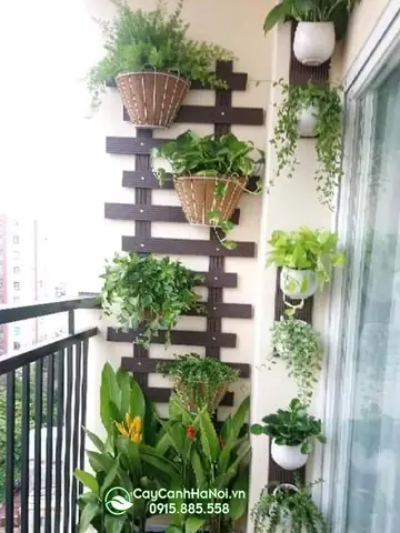 Giàn Treo Hoa Ban Công Loại Thanh Ngang Giàn Treo Hoa Ban Công Loại Thanh Ngang