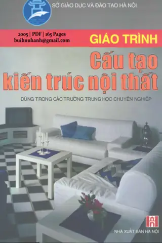 Giáo Trình Cấu Tạo Kiến Trúc Nội Thất: Từ Cửa Đi Đến Trần Nhà