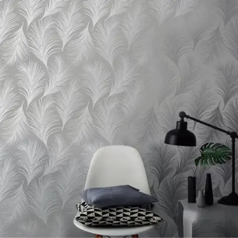 Ứng Dụng Của Giấy Dán Tường Màu Bạc Trong Thiết Kế Nội Thất