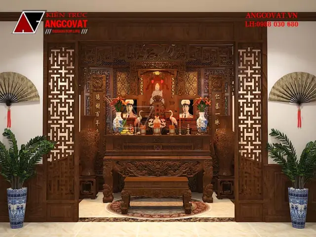 Thiết Kế Phòng Thờ- Nội Thất Phòng Khách Kết Hợp Phòng Thờ Có Gì Đặc Biệt? Thiết Kế Phòng Thờ- Nội Thất Phòng Khách Kết Hợp Phòng Thờ Có Gì Đặc Biệt?