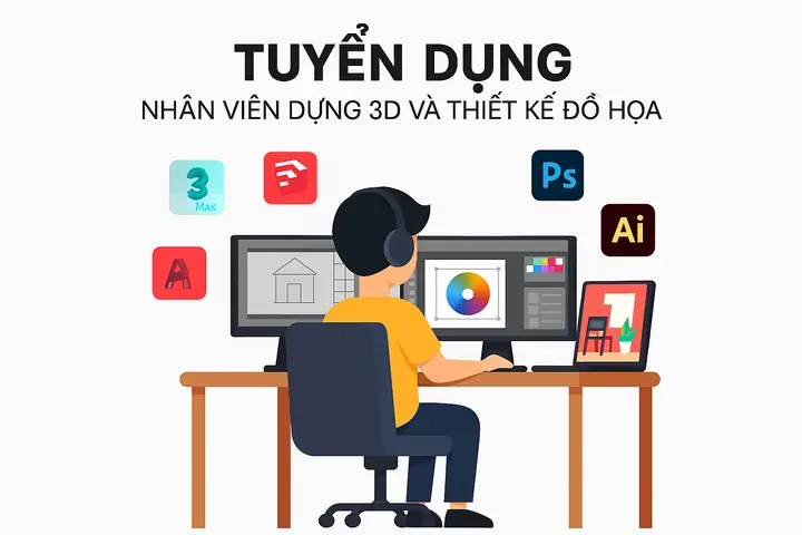 Thông Tin Tuyển Dụng Vị Trí: Nhân Viên Dựng 3d Và Thiết Kế Đồ Họa Thông Tin Tuyển Dụng Vị Trí: Nhân Viên Dựng 3d Và Thiết Kế Đồ Họa