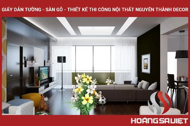✅ Giấy Dán Tường - Sàn Gỗ - Thiết Kế Thi Công Nội Thất Nguyên Thành Decor.