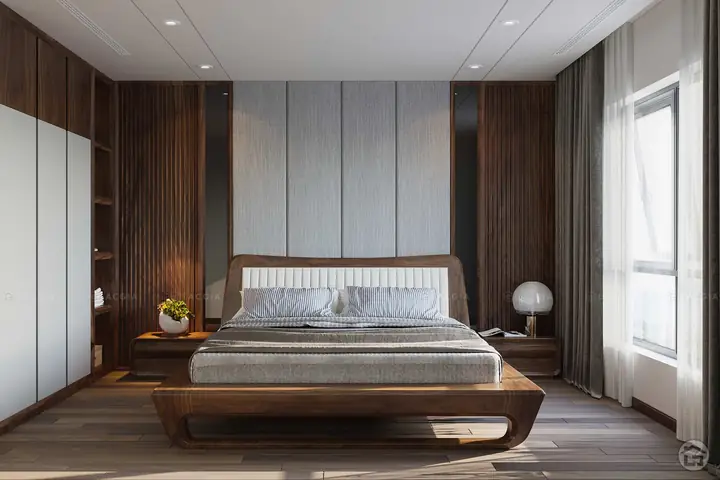 Giường Ngủ Gỗ Tự Nhiên Gn18