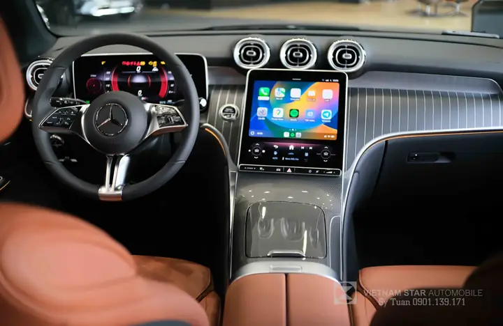 Nội Thất Nâu Trên Mercedes-benz Glc200 4matic 2025 Nội Thất Nâu Trên Mercedes-benz Glc200 4matic 2025