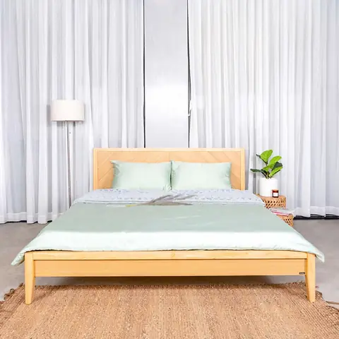 Giường Ngủ Gỗ Cao Su Moho Hobro 301