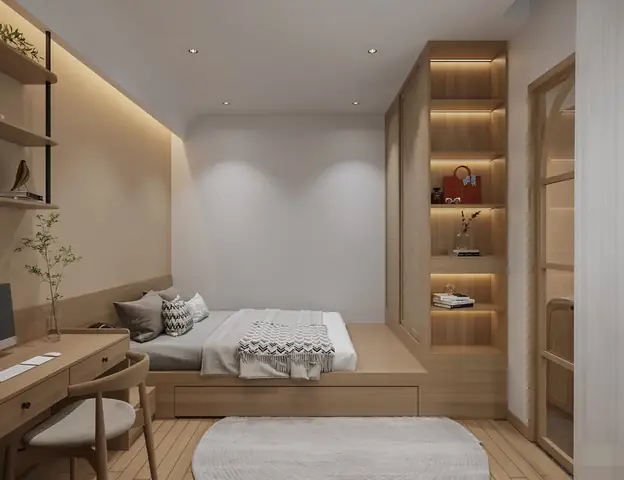 Thiết Kế Nội Thất Phòng Ngủ 10 M2