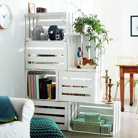 Kệ Thùng Gỗ Trang Trí Phòng Khách Kệ Thùng Gỗ Trang Trí Phòng Khách