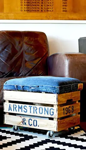 Ghế Đôn Làm Từ Thùng Pallet Cũ Siêu Đáng Yêu Ghế Đôn Làm Từ Thùng Pallet Cũ Siêu Đáng Yêu