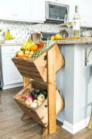 Kệ Đựng Rau Củ Trong Nhà Bếp Siêu Tiện Dụng Kệ Đựng Rau Củ Trong Nhà Bếp Siêu Tiện Dụng