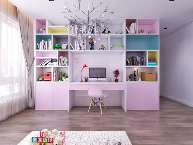 Góc Học Tập Bé Gái Góc Học Tập Bé Gái