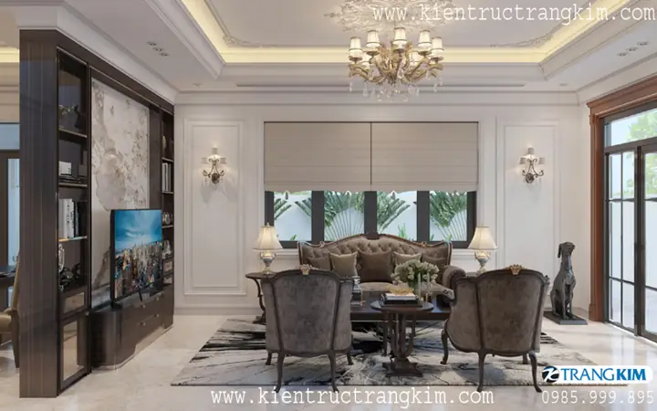 01 – Nội Thất Không Gian Phòng Khách + Thờ + Bếp Ăn