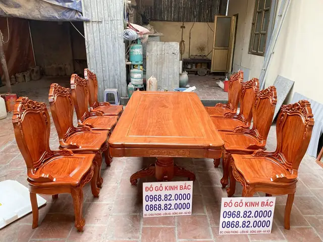 Một Số Mẫu Nội Thất Làm Từ Gỗ Hương Đá