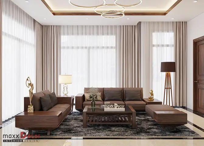 Vẻ Đẹp Bề Thế Đẳng Cấp Sang Trọng Của Mẫu Sofa Chữ U Mdg 177w