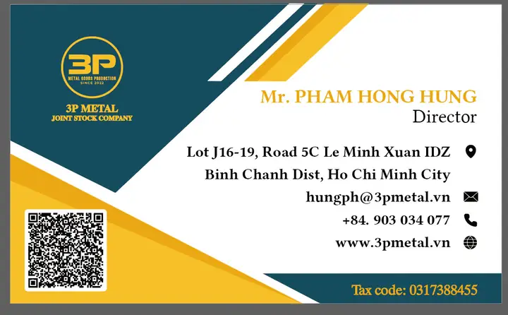Công Ty Cổ Phần Kim Khí 3p