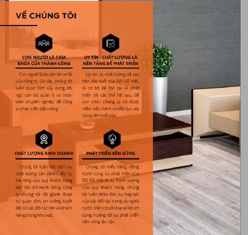 Một Số Hình Ảnh Mẫu Hồ Sơ Năng Lực Công Ty Nội Thất