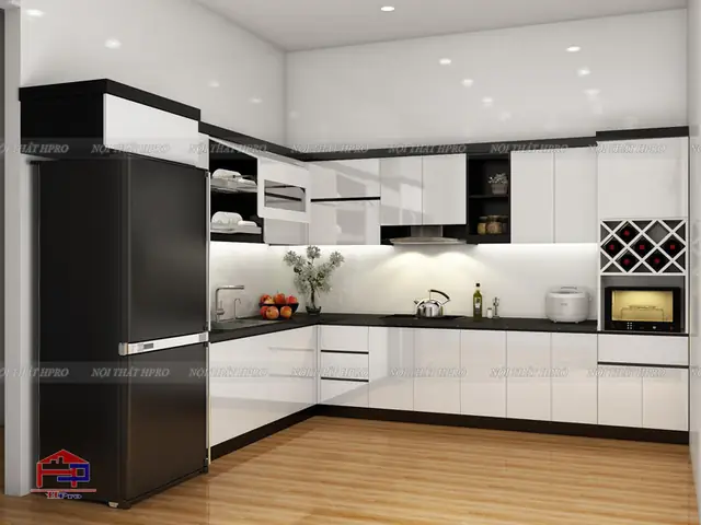 Cấu Tạo Của Bộ Tủ Bếp Gỗ Acrylic Tbac85 Và Nội Thất Phòng Khách Gỗ An Cường Nhà Anh Quyết Cấu Tạo Của Bộ Tủ Bếp Gỗ Acrylic Tbac85 Và Nội Thất Phòng Khách Gỗ An Cường Nhà Anh Quyết