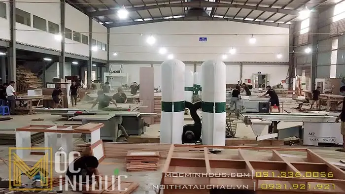 Quy Mô Xưởng Sản Xuất Nội Thất Mộc Minh Đức