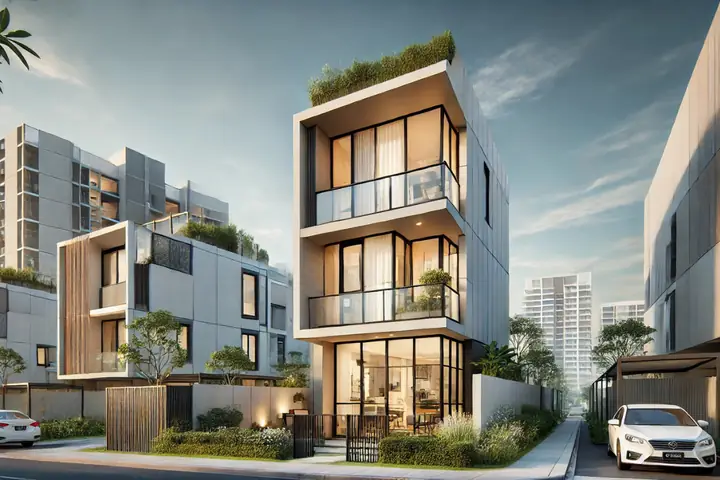 Thiết Kế Nhà Ống 2 Tầng 100m2 Đẹp