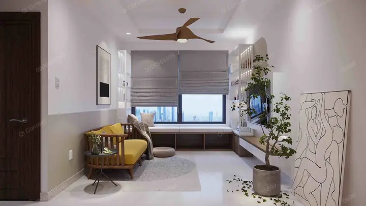 Khu Vực Phòng Khách Cao Cấp Căn Hộ Thủy Lợi 4 – Quận Bình Thạnh Khu Vực Phòng Khách Cao Cấp Căn Hộ Thủy Lợi 4 – Quận Bình Thạnh